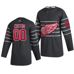 2020 NHL All-Star Game Detroit Red Wings Custom Jersey Gray