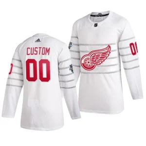 2020 NHL All-Star Game Detroit Red Wings Custom Jersey White