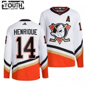 Anaheim Ducks Adam Henrique 2022-23 White Reverse Retro 2.0 Authentic - Kids