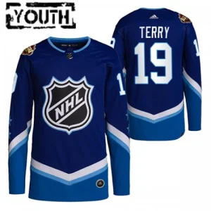 Anaheim Ducks Troy Terry 19 2022 NHL All-Star Blue Authentic - Kids