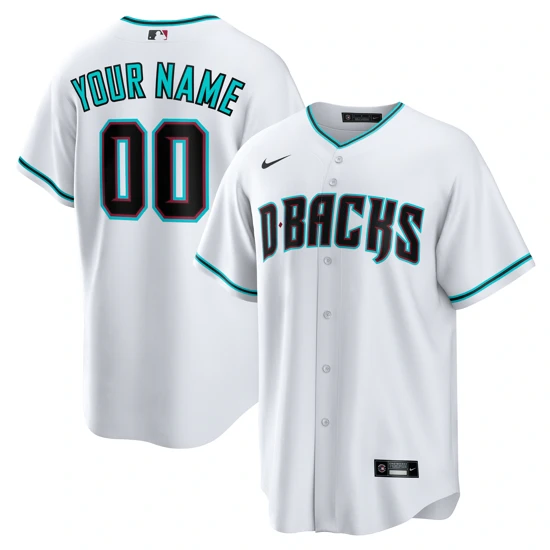 Arizona Diamondbacks Nike Alternate Custom Jersey – White