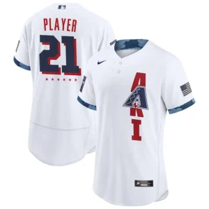 Arizona Diamondbacks Nike White 2021 MLB All-Star Game Custom Jersey