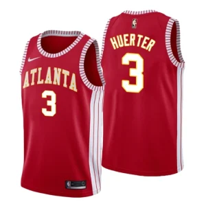 Atlanta Hawks 3 Kevin Huerter Classic Edition Red Swingman - Mens