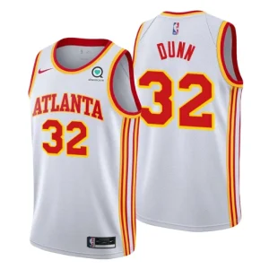 Atlanta Hawks 32 Kris Dunn 2020-21 White Association Edition - Mens