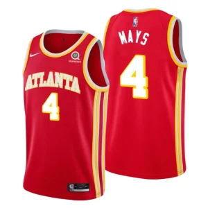 Atlanta Hawks 4 Skylar Mays 2020-21 Red Icon Edition - Mens