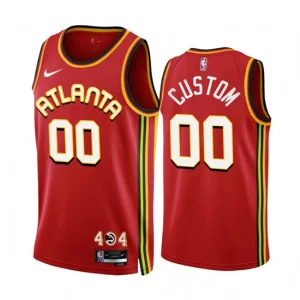 Atlanta Hawks Active Player Custom 2022 23 Red Icon Edition Stitched