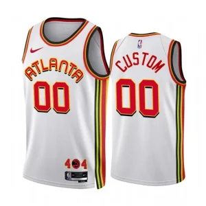 Atlanta Hawks Active Player Custom 2022 23 White Association Edition Stitched