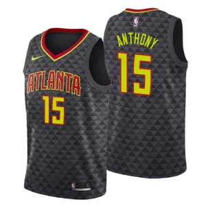 Atlanta Hawks Carmelo Anthony 15 Icon Edition Black Swingman - Mens