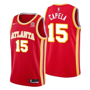 Atlanta Hawks Clint Capela 15 2020-21 Red Icon Edition - Mens