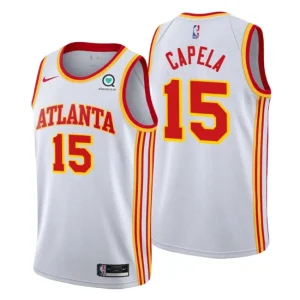 Atlanta Hawks Clint Capela 15 2020-21 White Association Edition - Mens