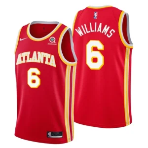 Atlanta Hawks Icon Edition 6 Lou Williams Red - Mens