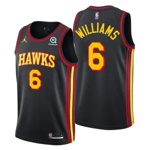 Atlanta Hawks Statement Edition 6 Lou Williams Black - Mens