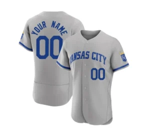 Authentic Kansas City Royals Custom 2022 Road Jersey - Gray