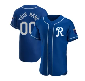 Authentic Kansas City Royals Custom Alternate Jersey - Royal