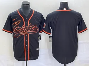 Baltimore Orioles Black Orange Jersey