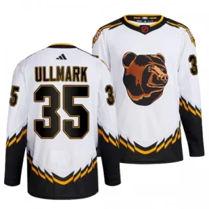 Boston Bruins Linus Ullmark 35 2022-23 White Reverse Retro 2.0 Authentic - Men