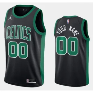 Boston Celtics Customized Authentic Black Statement Edition