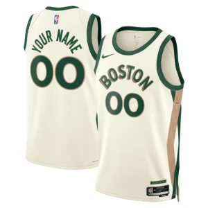 Boston Celtics Nike City Edition Swingman Custom Jersey 2023 24