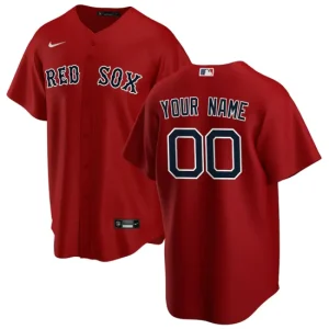 Boston Red Sox Nike Alternate Custom Jersey - Red