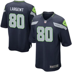 Boys Youth Seattle Seahawks Steve Largent Nike College Navy Retired Game Jersey