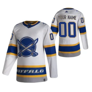 Buffalo Sabres 2022 Reverse Retro Custom Jersey Authentic White