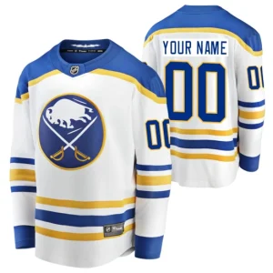 Buffalo Sabres Custom Jersey 2020-21 Away Breakaway Player White