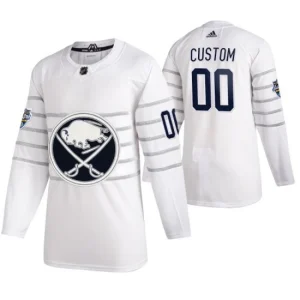 Buffalo Sabres Custom Jersey White 2020 NHL All Star Game