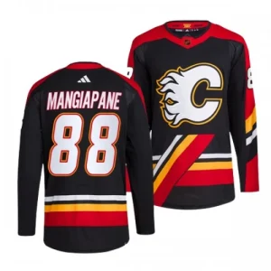 Calgary Flames Andrew Mangiapane 88 2022-23 Black Reverse Retro 2.0 Authentic - Men