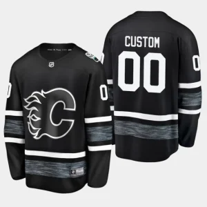 Calgary Flames Custom Jersey 2019 NHL All-Star Black