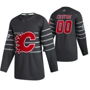 Calgary Flames Custom Jersey Gray 2020 NHL All Star Game