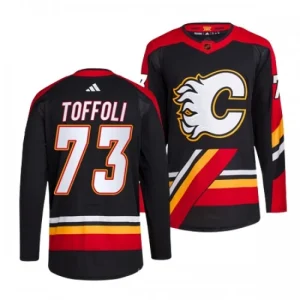 Calgary Flames Tyler Toffoli 73 2022-23 Black Reverse Retro 2.0 Authentic - Men