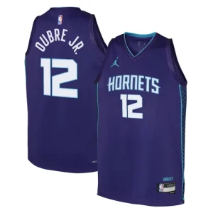 Charlotte Hornets Jordan Statement Edition Swingman Jersey 22 - Purple - Kelly Oubre Jr. - Youth