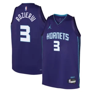 Charlotte Hornets Jordan Statement Edition Swingman Jersey 22 - Purple - Terry Rozier III - Youth