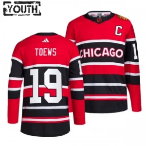 Chicago Blackhawks Jonathan Toews 19 2022-23 Rot Reverse Retro 2.0 Authentic - Kids