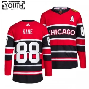 Chicago Blackhawks Patrick Kane 88 2022-23 Rot Reverse Retro 2.0 Authentic - Kids