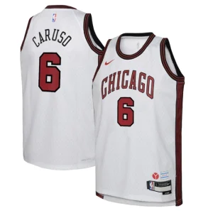 Chicago Bulls Nike City Edition Swingman Jersey 22 - White - Alex Caruso - Youth