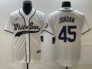 Chicago White Sox Jordan 45 White Jersey