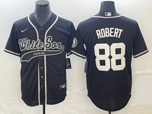 Chicago White Sox Robert 88 Black Jersey