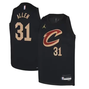 Cleveland Cavaliers Jordan Statement Edition Swingman Jersey 22 - Black - Jarrett Allen - Youth