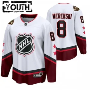 Columbus Blue Jackets Zach Werenski 8 2022 NHL All-Star White Authentic - Kids