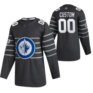 Customized Winnipeg Jets Gray 2020 NHL All Star