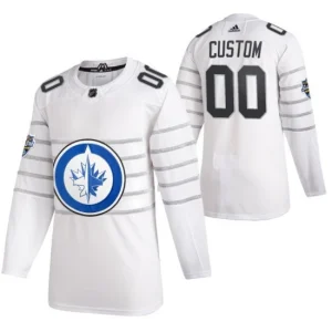 Customized Winnipeg Jets White 2020 NHL All Star