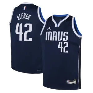 Dallas Mavericks Jordan Statement Edition Swingman Jersey 22 - Navy - Maximillian Kleber - Youth