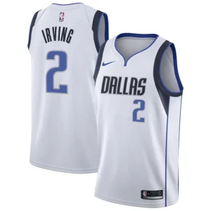 Dallas Mavericks Nike Association Edition Swingman Jersey - White - Kyrie Irving - Youth