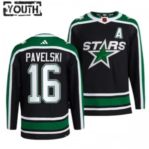 Dallas Stars Joe Pavelski 16 2022-23 Black Reverse Retro 2.0 Authentic - Kids