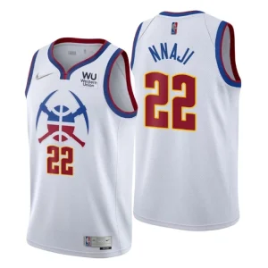 Denver Nuggets NO. 22 Zeke Nnaji Earned Edition White Jersey