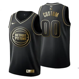 Detroit Pistons Golden Edition Black