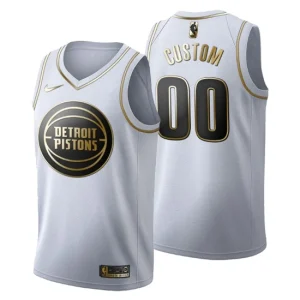 Detroit Pistons Golden Edition White