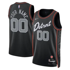 Detroit Pistons Nike City Edition Swingman Custom Jersey 2023 24