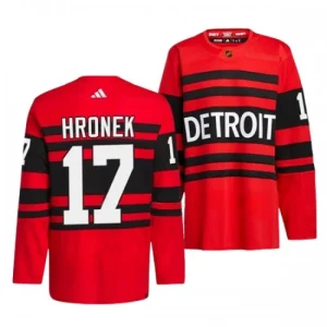 Detroit Red Wings Filip Hronek 17 2022-23 Red Reverse Retro 2.0 Authentic - Men